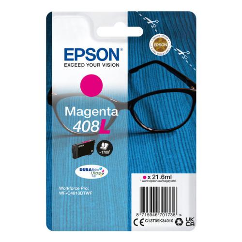 Epson inktcartridge magenta (C13T09K34010 / 408L) (hoge capaciteit)