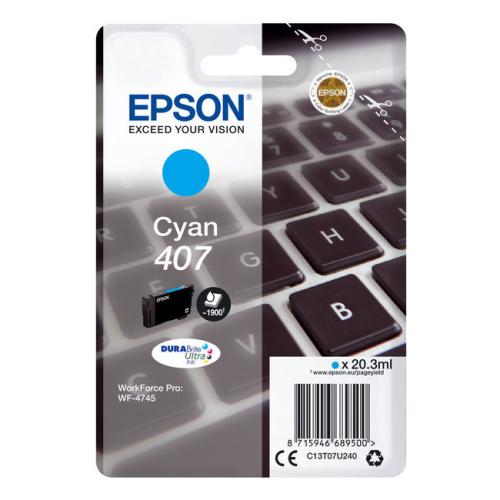 Epson inktcartridge cyaan (C13T07U240 / 407)