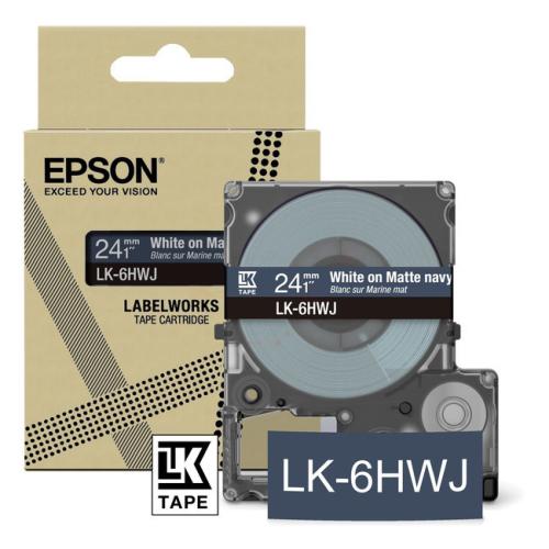 Epson etiketten blauw / wit (C53S672086 / LK6HWJ)