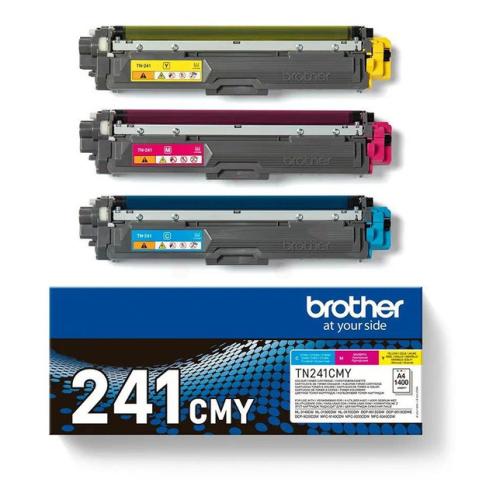 Brother toner cyaan / magenta / geel (TN241CMY) (multipack)