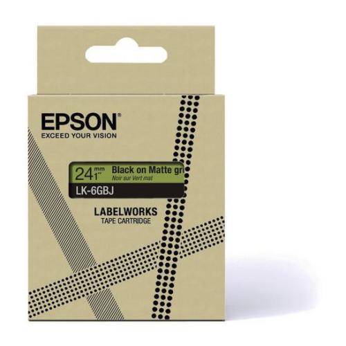 Epson etiketten zwart / groen (C53S672078 / LK5GBJ)