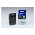 Brother tape zwart op groen (TC701), 12mm, gelamineerd