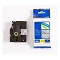 Brother tape zwart op zilver mat (TZEM951), 24mm, gelamineerd