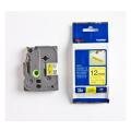 Brother tape zwart op geel (TZES631), 12mm, gelamineerd