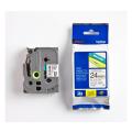 Brother tape zwart op wit (TZE251), 24mm, gelamineerd