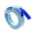 Dymo Reliëfband wit op blauw (S0898140), 9mm