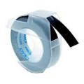 Dymo Reliëfband wit op zwart (S0898130), 9mm