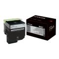 Lexmark toner zwart (80C0X10 / 800X1) (hoge capaciteit)