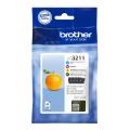 Brother inktcartridge zwart / cyaan / magenta / geel (LC3211VALDR) (multipack)