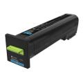 Lexmark toner cyaan (82K2HC0 / 082K2HC0) (Return, hoge capaciteit)
