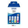 Epson inktcartridge zwart / cyaan / magenta / geel (C13T00P640 / 104) (multipack)