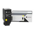 Lexmark toner geel (81C0X40 / 081C0X40) (hoge capaciteit)