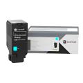 Lexmark toner cyaan (81C0X20 / 081C0X20) (hoge capaciteit)